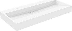 Mexen Ava opzetwastafel van composiet 2/O 100 x 46 cm, wit - 23011002