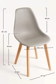 Set 4 Kelen Stoelen
