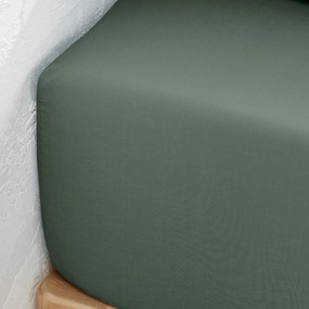 Hoeslaken in bio perkalkatoen Scenario
