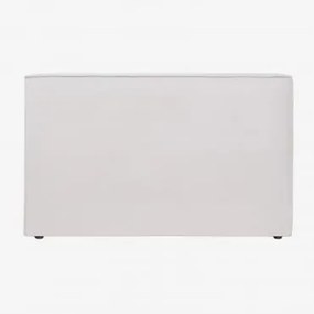 Chenille Stoffen Hoofdeinde Lunari Gebroken Wit Chenille & 135 Cm - Sklum