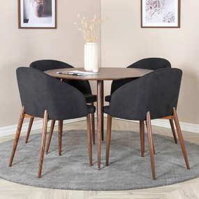 Ronde Minimalistische Houten Eettafel - 100 X 100cm.