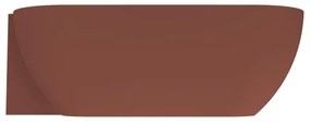 Arcqua Havana Halfvrijstaand Bad - 170x80cm - links - mat terracotta BAD759742