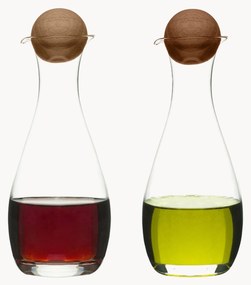 Mondgeblazen azijn- en oliedispenser Eden, 2-delig