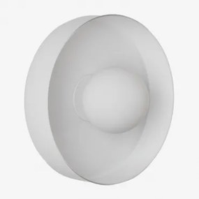 Jaxal Wandlamp Voor Badkamer Wit & Ø25 Cm - Sklum
