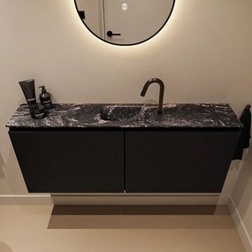 Mondiaz Ture DLux toiletmeubel 120cm urban met wastafel lava midden met kraangat