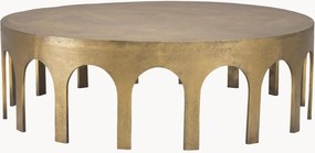Ronde metalen salontafel Gardini