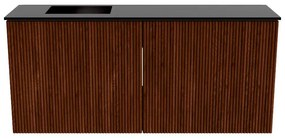 Mondiaz Joya 90cm toiletmeubel ruby met wastafel faye links zonder kraangat urban