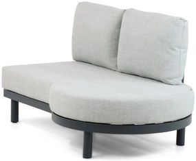 Hoek loungeset 5 personen Aluminium/rope Grijs  Santika Furniture Santika