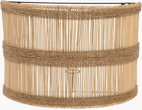 Handgeweven rotan wandlampenkap Doedoe