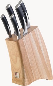 Koksmes Kyu met houten blok, 6 stuks