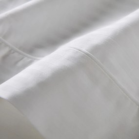 Bolstersloop in katoensatijn, Opale gestreept