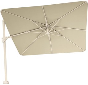Nexus T2 premium zweefparasol 300x300 cm sandstone mast champagne