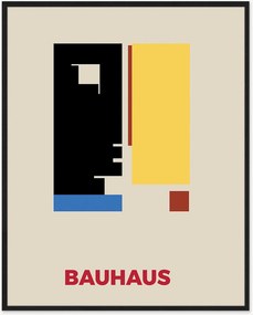 Ingelijste digitale print Basic Bauhaus