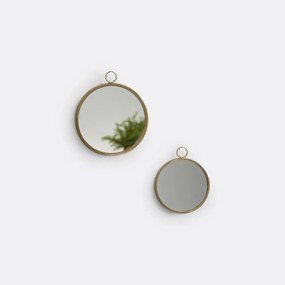 Set van 2 ronde spiegels om op te hangen, Uyova
