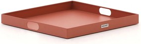 Dienblad voor buiten en binnen | Manifesto | Aluminium | Oranje | 50x50cm | Kees Smit Tuinmeubelen