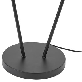 Moderne vloerlamp zwart 2-lichts GU10 35mm - Thomas