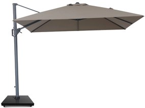 Zweefparasol 3x3m S1 (excl. voet) Taupe-naturel-bruin Camello Diego