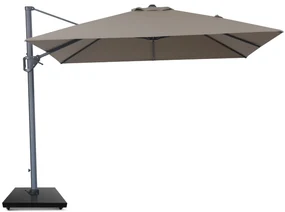 Zweefparasol 3x3m S1 (excl. voet) Taupe-naturel-bruin Camello Diego