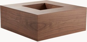 Vierkante salontafel Bartolo van walnoothout