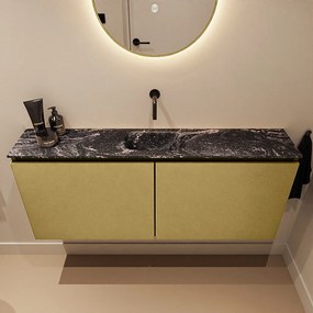 Mondiaz Ture DLux toiletmeubel 120cm oro met wastafel lava midden zonder kraangat