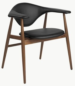 Armstoel Masculo van walnoothout