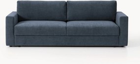 Fluwelen slaapbank Tasha (3-zits) met opbergruimte