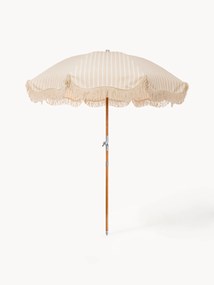 Buigbare parasol Retro met franjes, Ø 180 cm