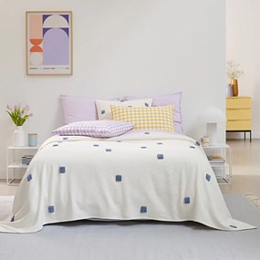 Kussensloop in katoen, Veldi, violet