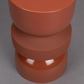 Dutchbone Apollo Terra Two-tone Bijzettafel Van Metaal - 29 X 29cm.