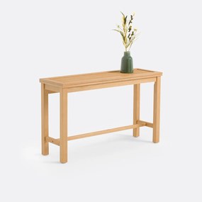 Console tafel, grenen en riet, Gabin