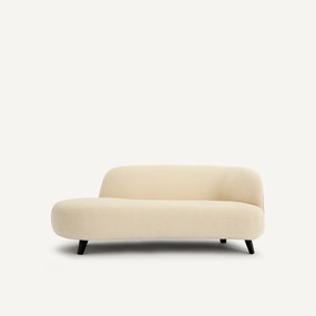 Slaapbank links, in polyester, ROSEBURY, ontwerp Emmanuel Gallina