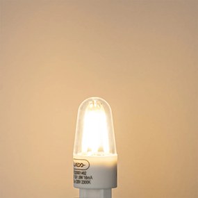 Set van 5 G9 LED filament lamp 1,8W 170 lm 2300K
