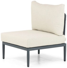 Hoek loungeset 6 personen Aluminium/wicker Grijs  Coco Ibiza