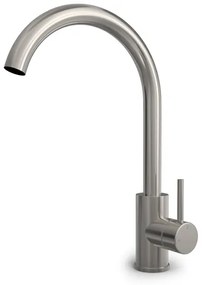 Hotbath BUDDY Wastafelkraan - met draaibare uitloop Geborsteld nikkel B104GN