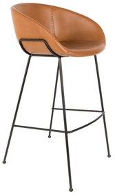 Zuiver Feston Hoge Design Barkruk PU-leer Bruin