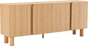Eiken Dressoir Modern - 180x40x75cm.
