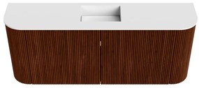 Mondiaz Joya 105cm toiletmeubel ronding links/rechts ruby met wastafel faye midden zonder kraangat talc