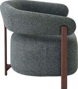 Groene Fauteuil Met Ronde Rugleuning