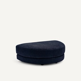 Modulaire voetensteun in chenille fluweel, TIBERIO