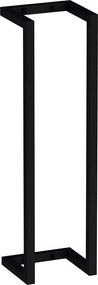 Brauer handdoekrek 60cm zwart mat