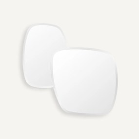 Asymmetrische dubbele spiegel, hoogte 67,8 cm, NELLA