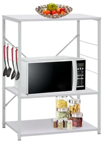 vidaXL Magnetronkast 60x39,6x79,5 cm spaanplaat wit