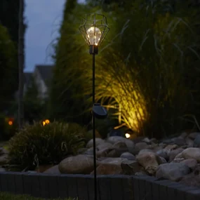 Luxform Tuinlamp met grondpen Pentagon 2 st solar LED