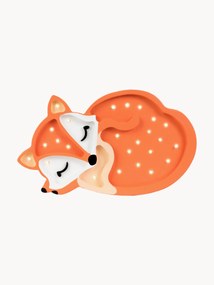Handgemaakte LED-kinderlamp Fox met timerfunctie en afstandsbediening, dimbaar