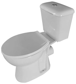 Sanigoods Balco duoblok staand toilet P-trap wit