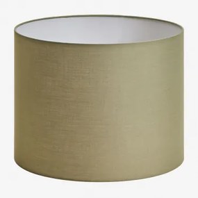 Arlina Stoffen Lampenkap Groen – Salie & Ø40 Cm - ↑30 Cm - Sklum