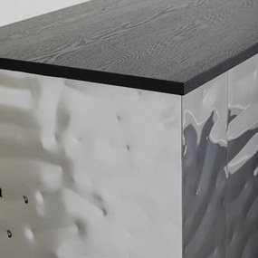 Kare Design Caldera Chroom Design Thuisbar - 120x48x105cm.