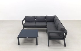 Calgary aluminium loungeset - Carbon