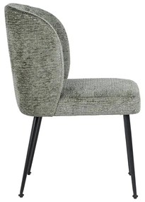 Richmond Interiors Fallon Comfortabele Eetkamerstoel Groen Thyme Fusion