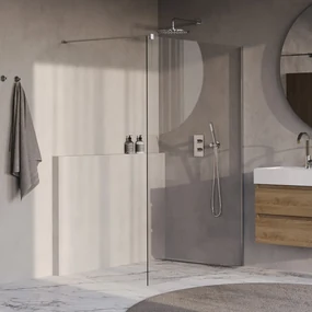 Brauer Oblivion inloopdouche helder glas 140cm chroom